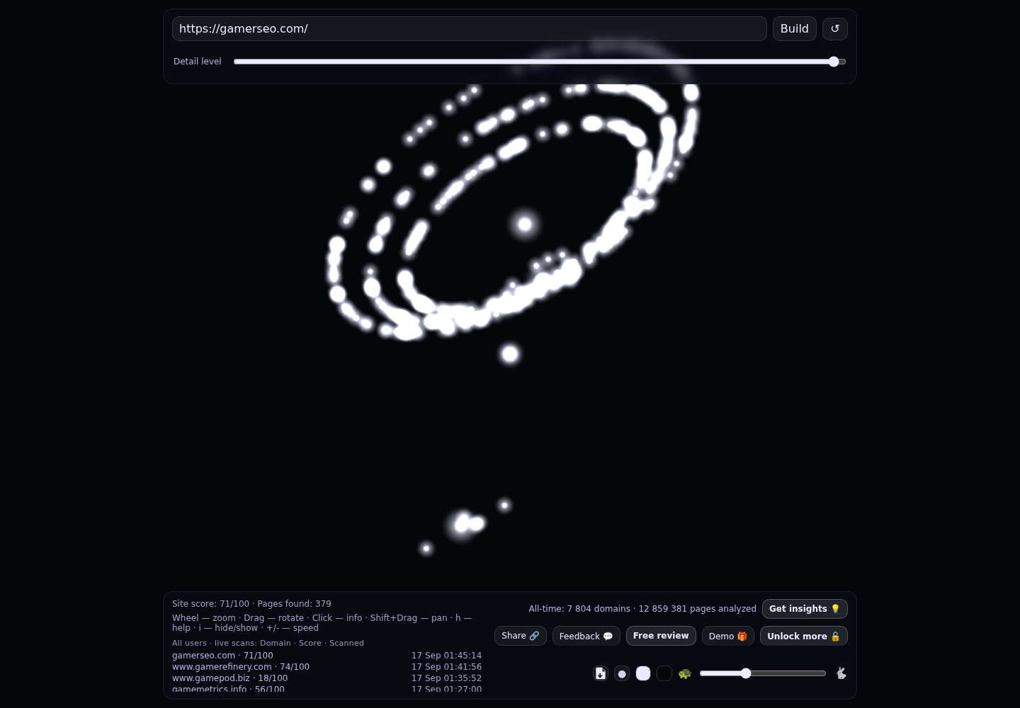 GamerSEO &middot; RADAR_GRAPH