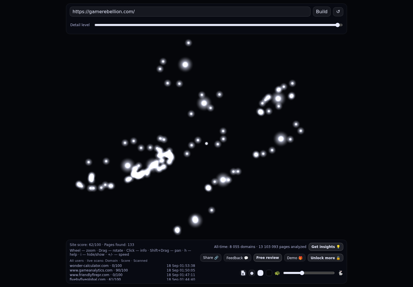GameRebellion &middot; RADAR_GRAPH