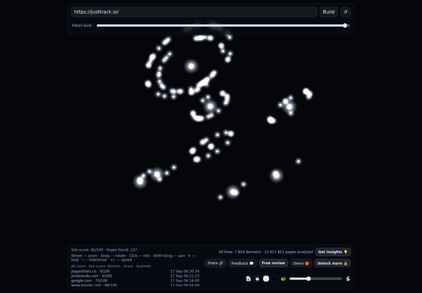 justtrack &middot; RADAR_GRAPH