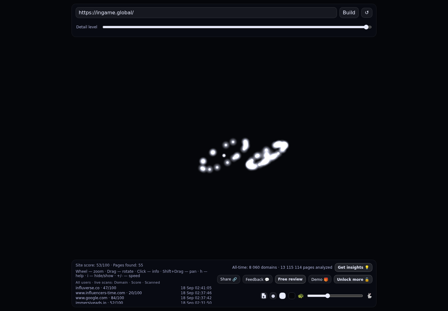 InGame Esports &middot; RADAR_GRAPH