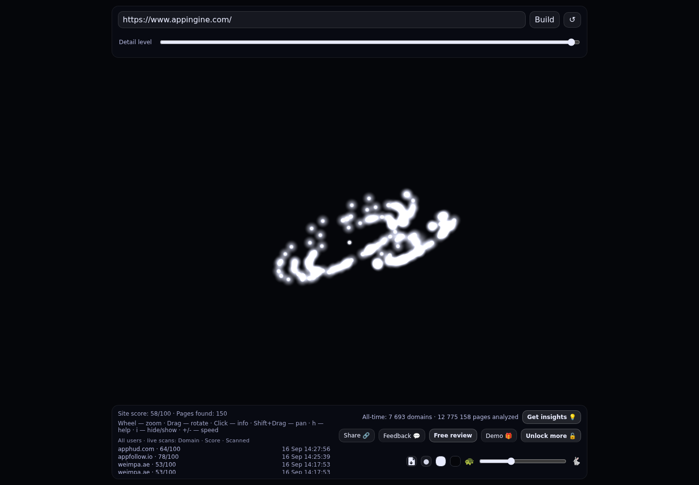 Appingine &middot; RADAR_GRAPH