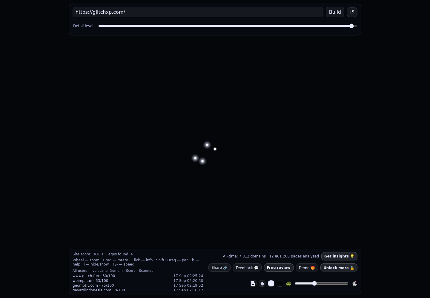GlitchXP &middot; RADAR_GRAPH