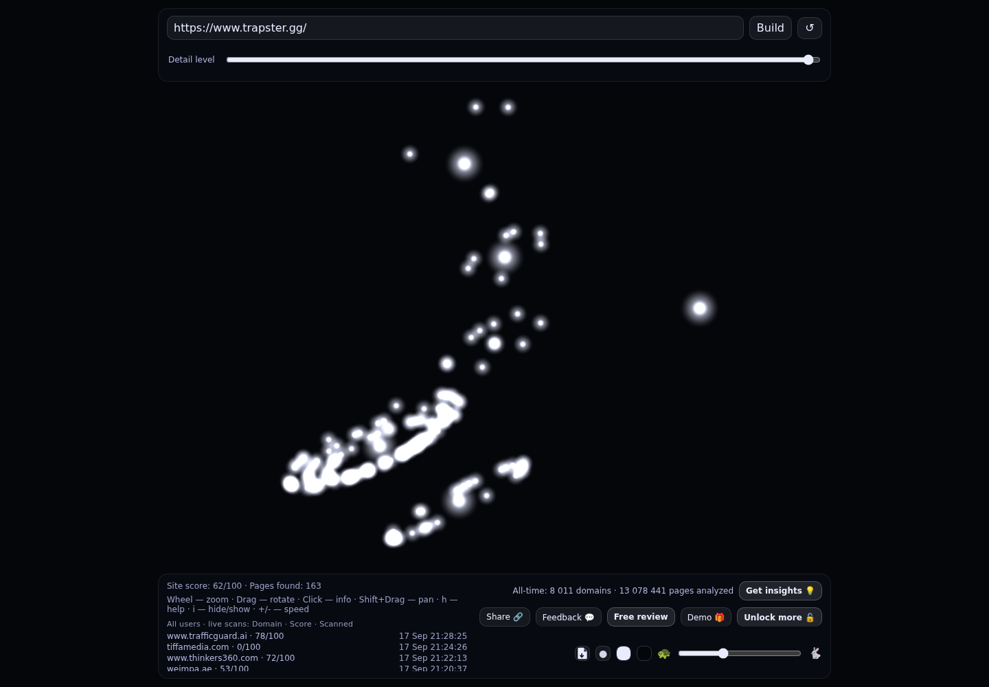 Trapster &middot; RADAR_GRAPH