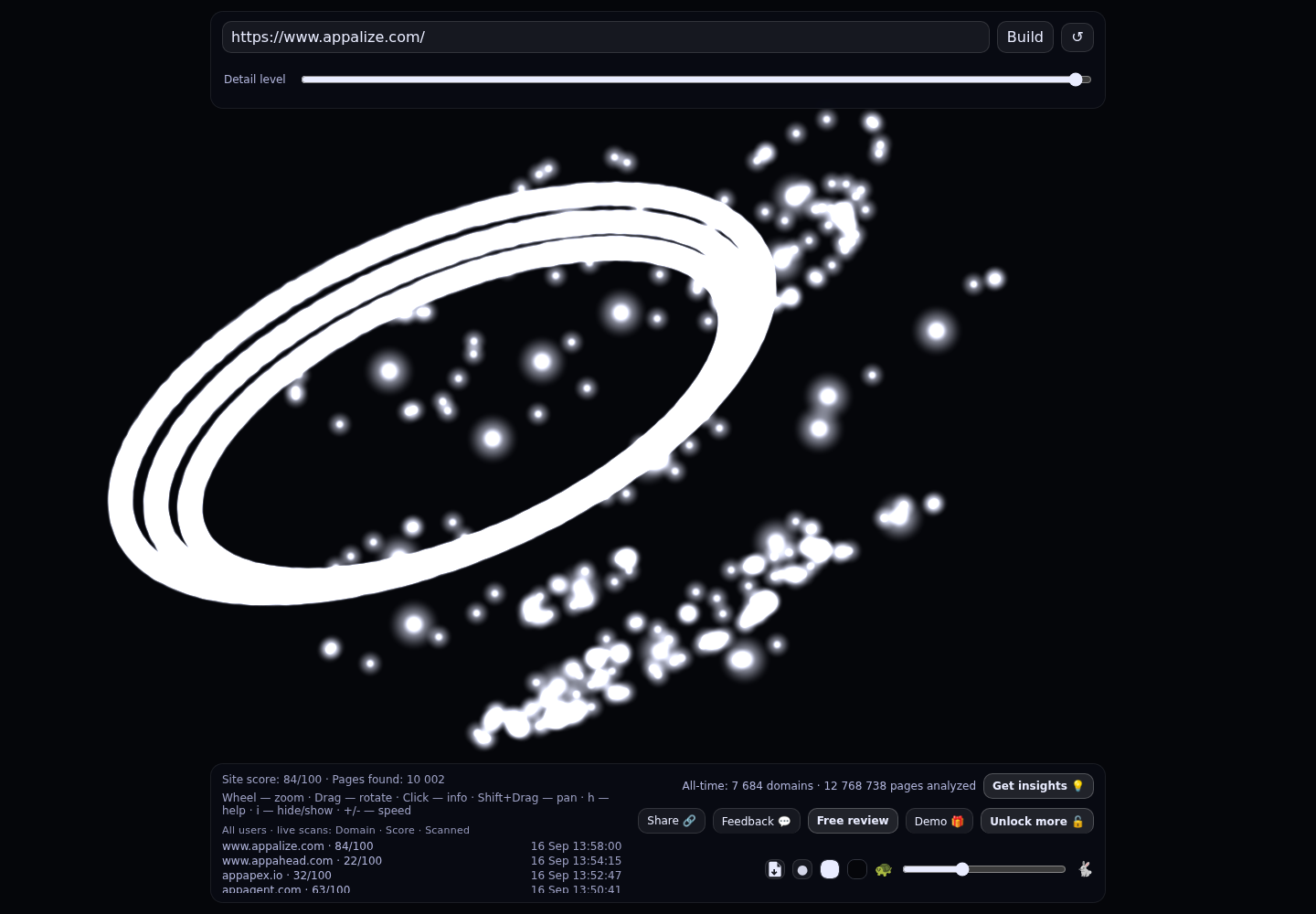 Appalize &middot; RADAR_GRAPH