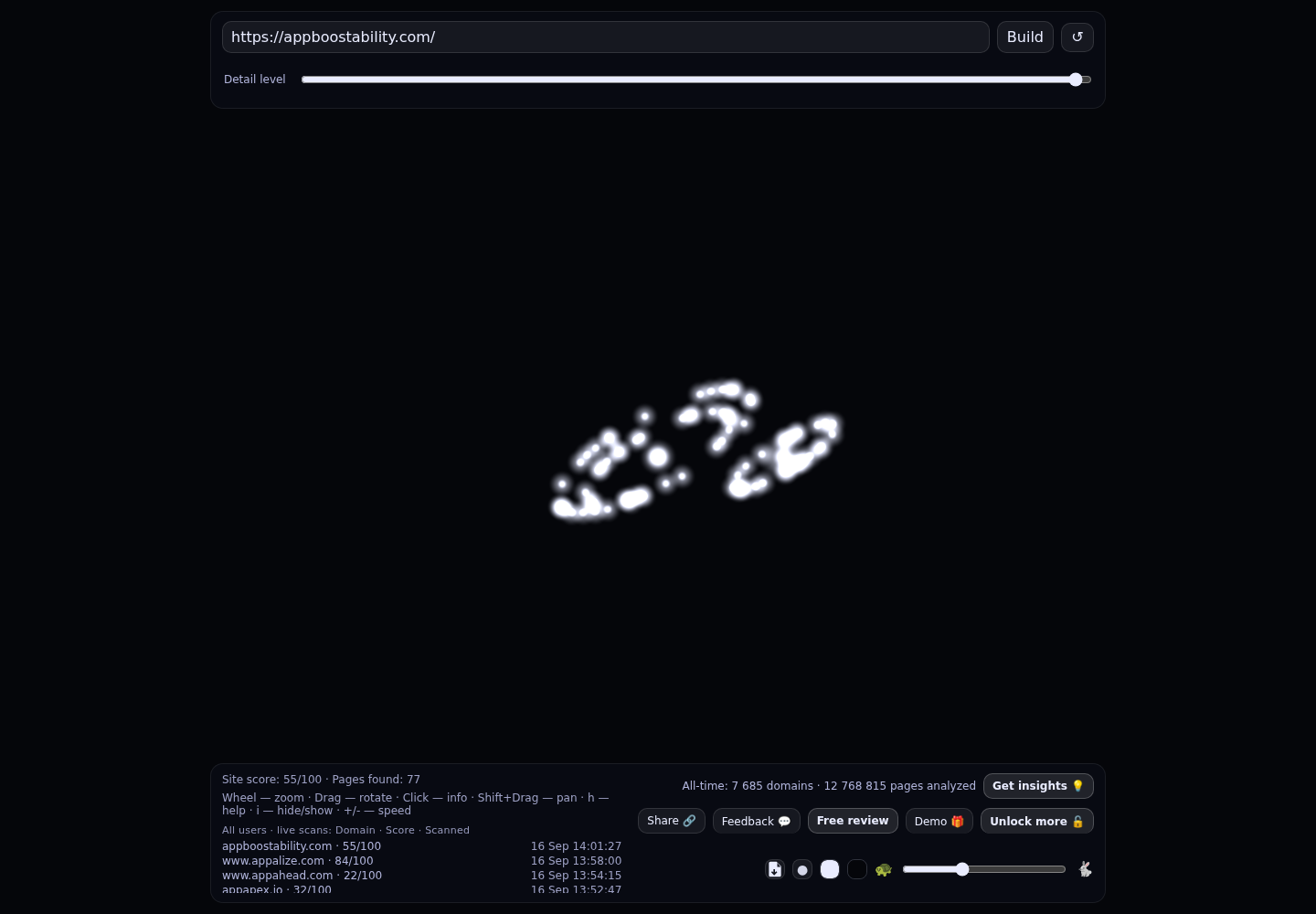 appboostability &middot; RADAR_GRAPH