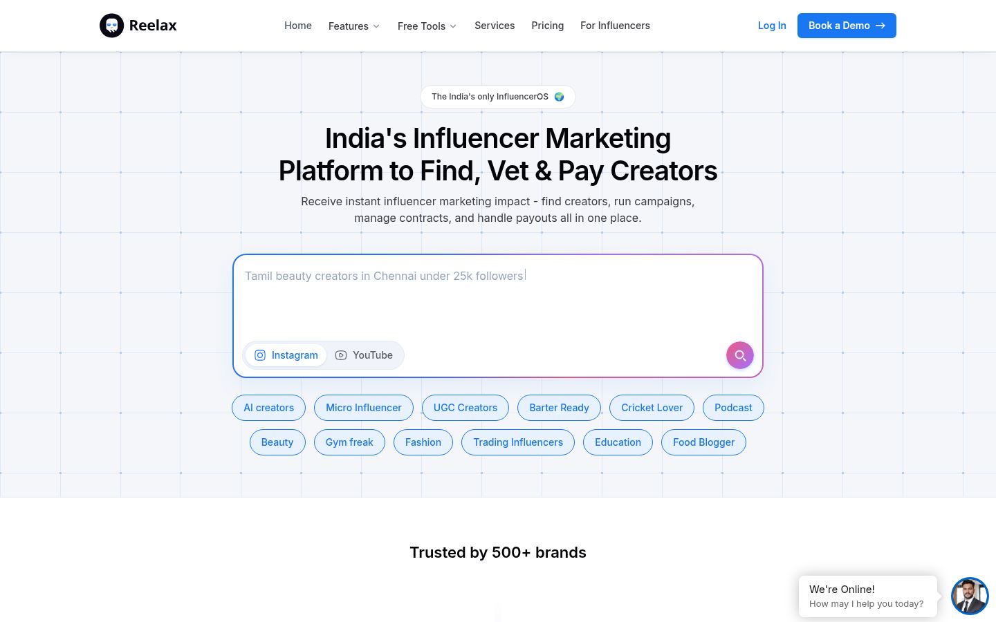 Reelax &middot; HOMEPAGE_SCREENSHOT