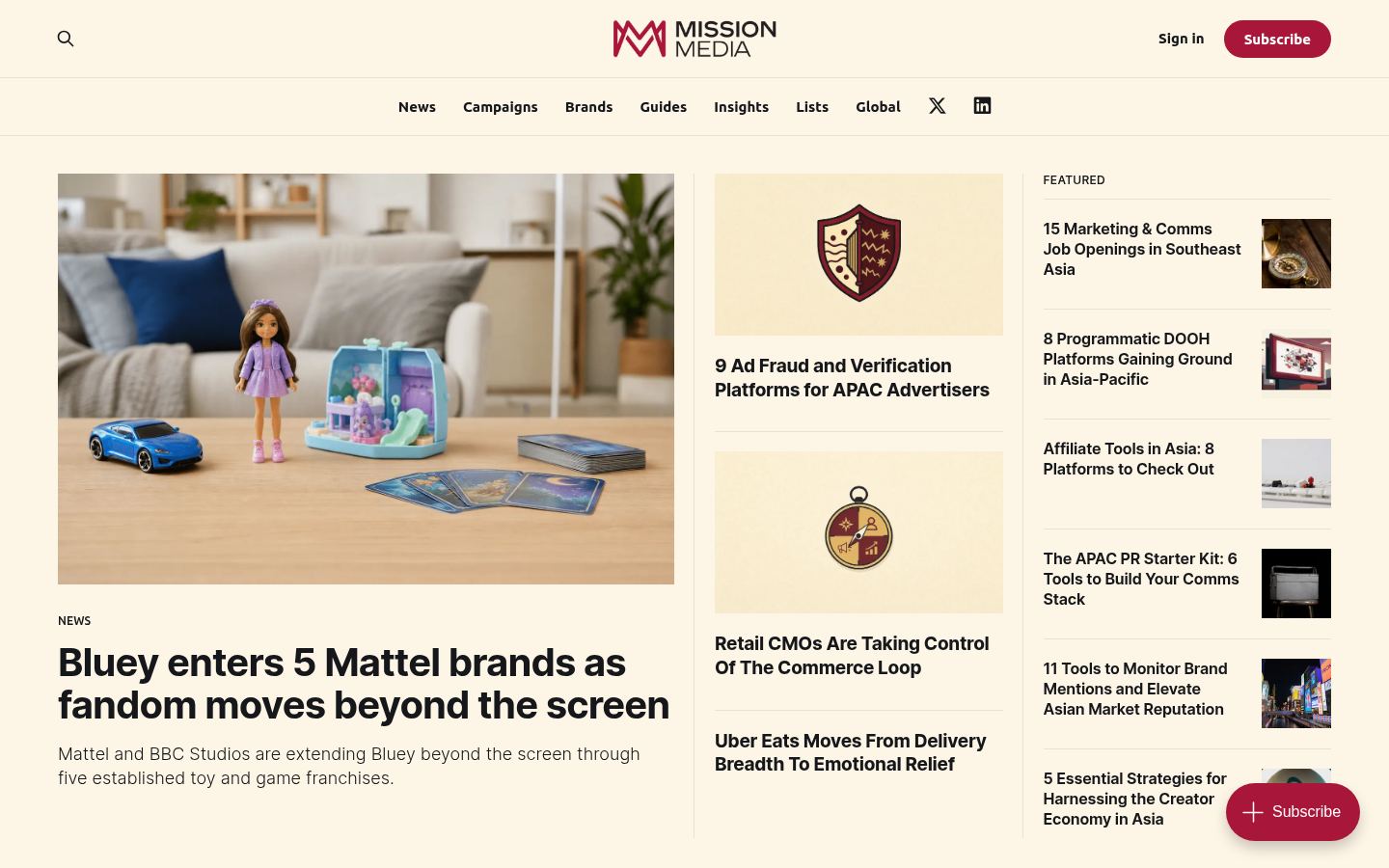 Mission Media &middot; HOMEPAGE_SCREENSHOT