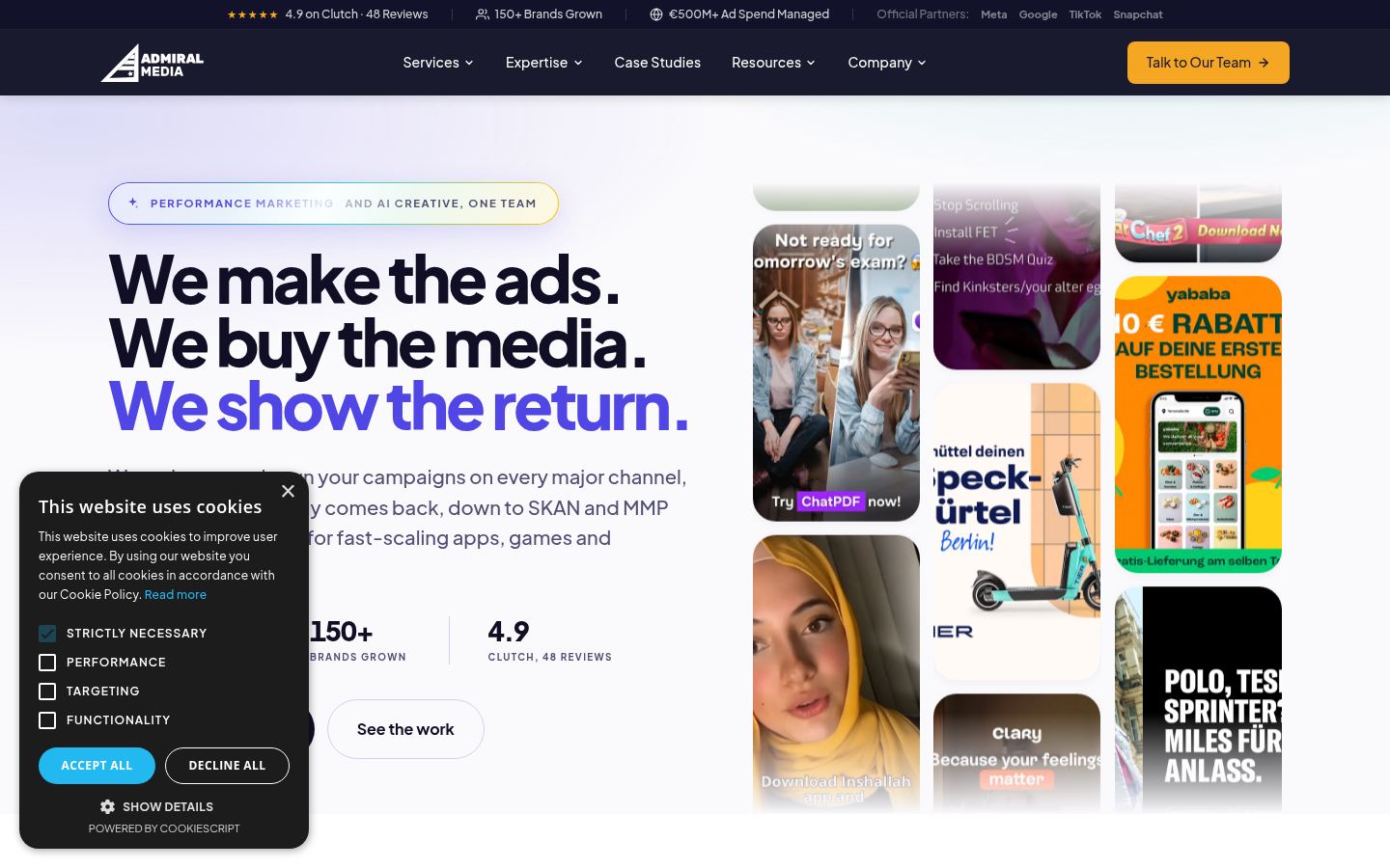 Admiral Media SL &middot; HOMEPAGE_SCREENSHOT