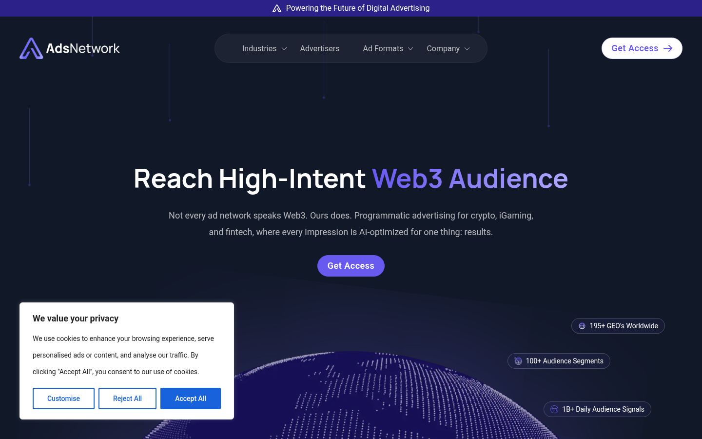 AdsNetwork &middot; HOMEPAGE_SCREENSHOT
