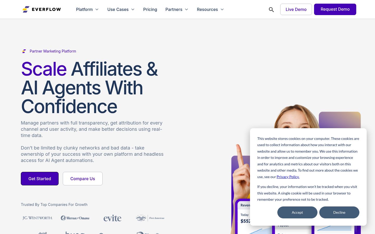 Everflow &middot; HOMEPAGE_SCREENSHOT