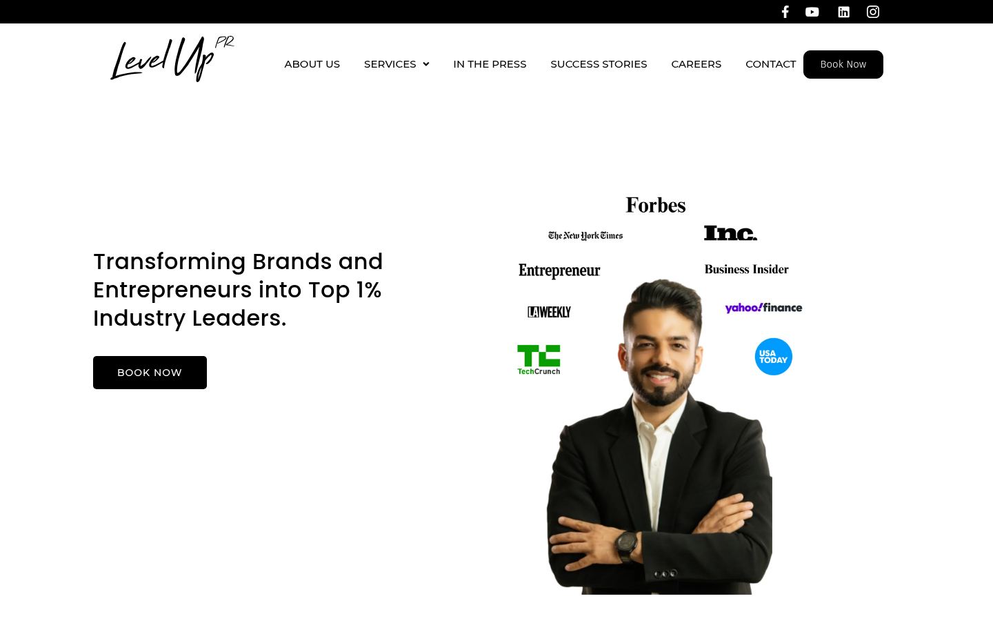 Level Up PR &middot; HOMEPAGE_SCREENSHOT