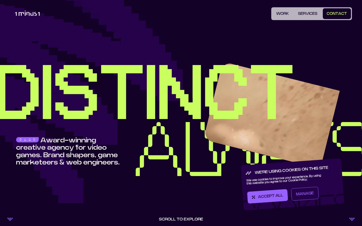 1minus1 &middot; HOMEPAGE_SCREENSHOT