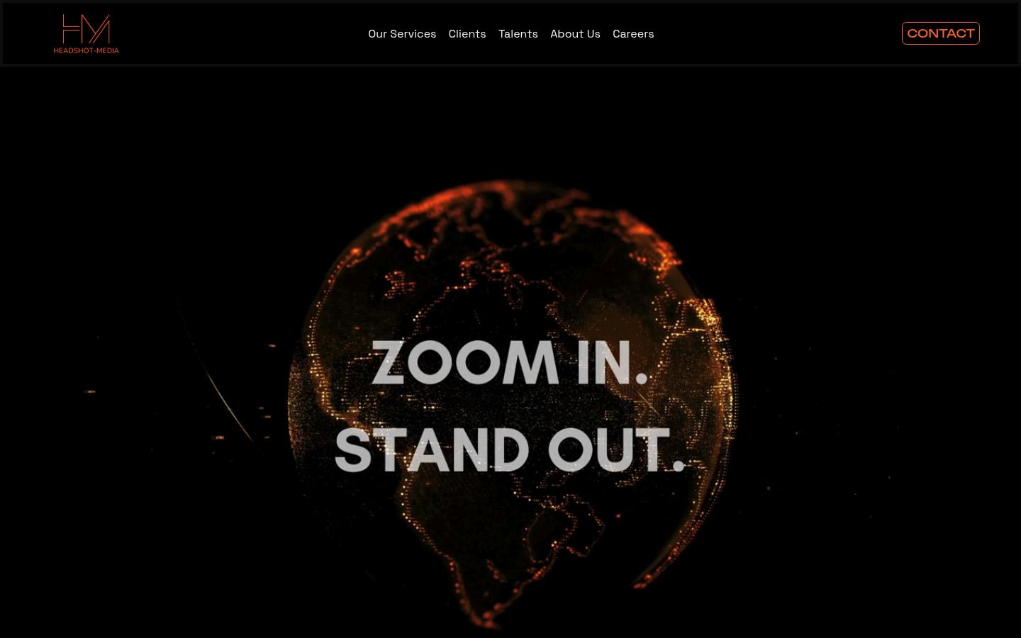 Headshot Media &middot; HOMEPAGE_SCREENSHOT