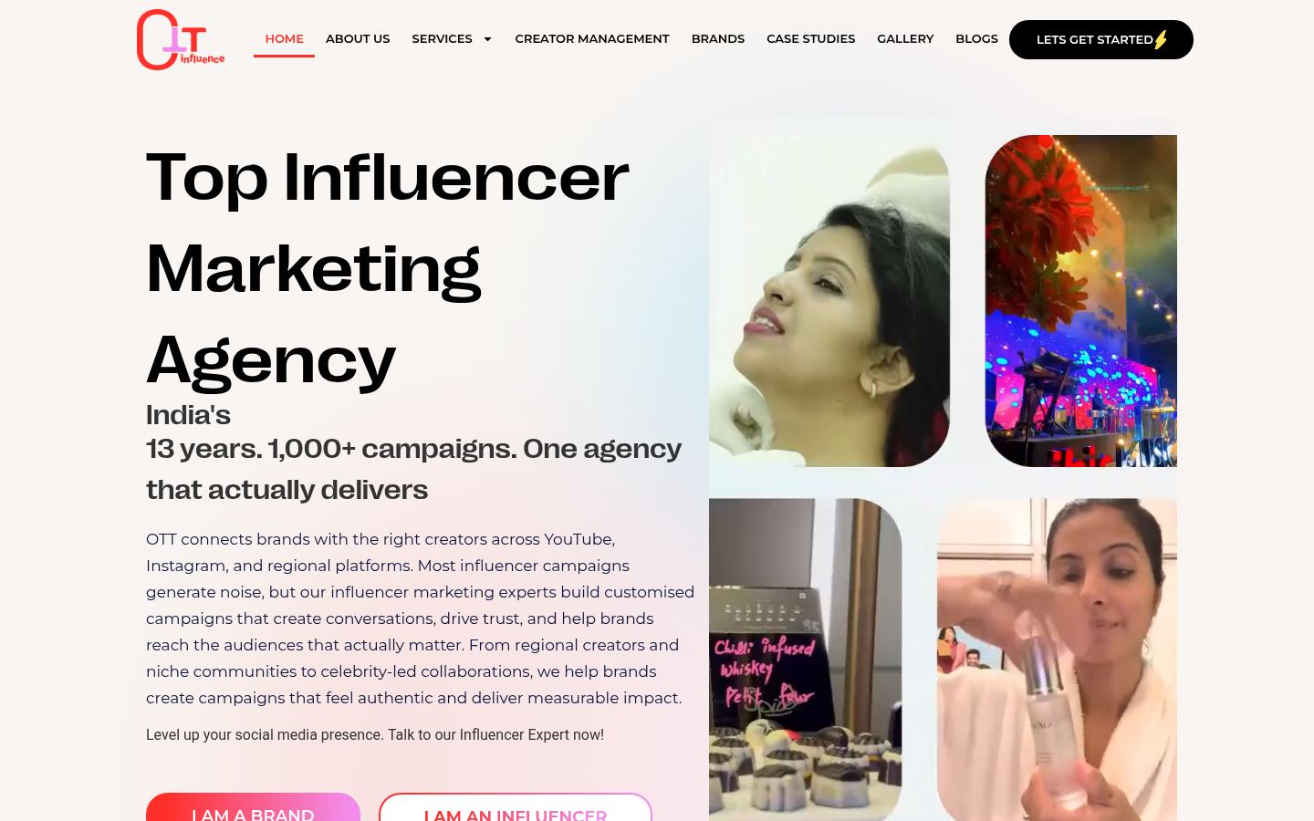 ottinfluence &middot; HOMEPAGE_SCREENSHOT