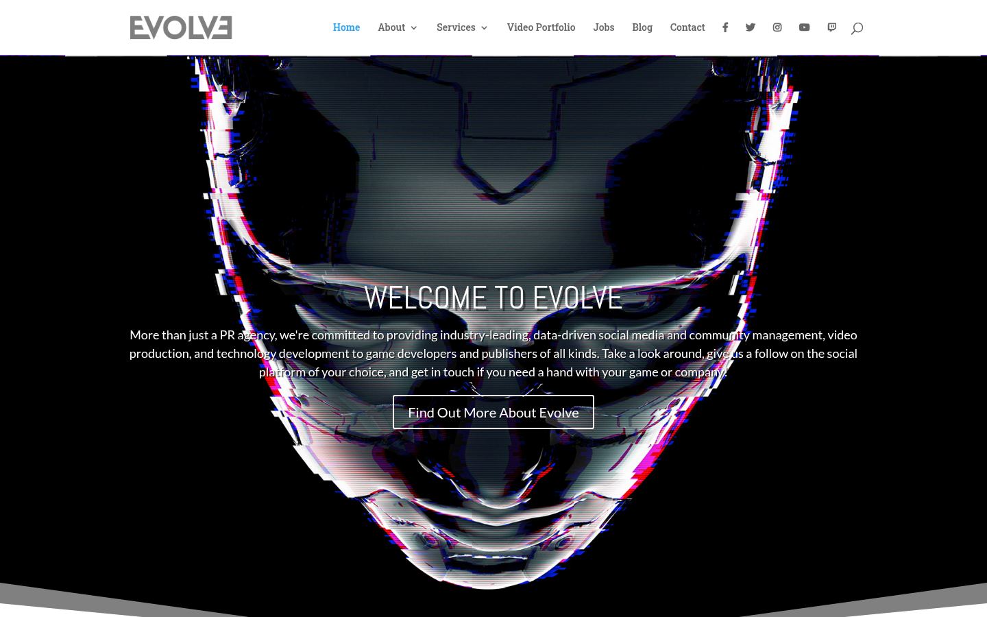 Evolve PR &middot; HOMEPAGE_SCREENSHOT