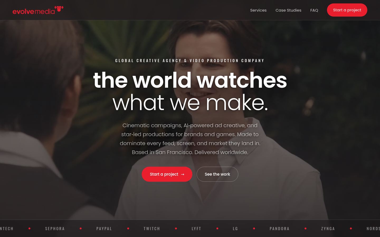 Evolve Media &middot; HOMEPAGE_SCREENSHOT