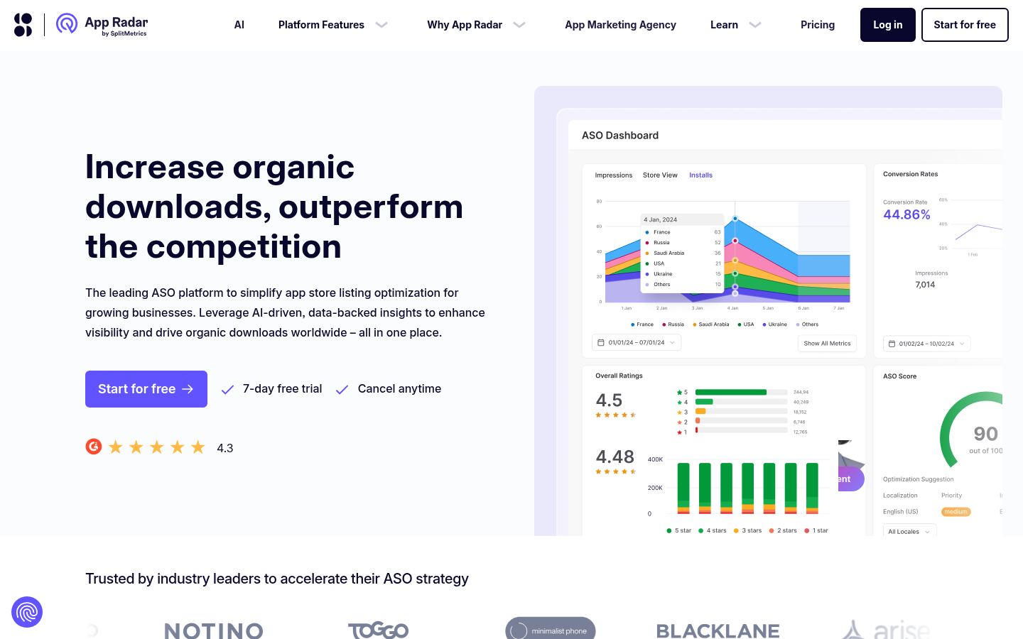 App Radar &middot; HOMEPAGE_SCREENSHOT
