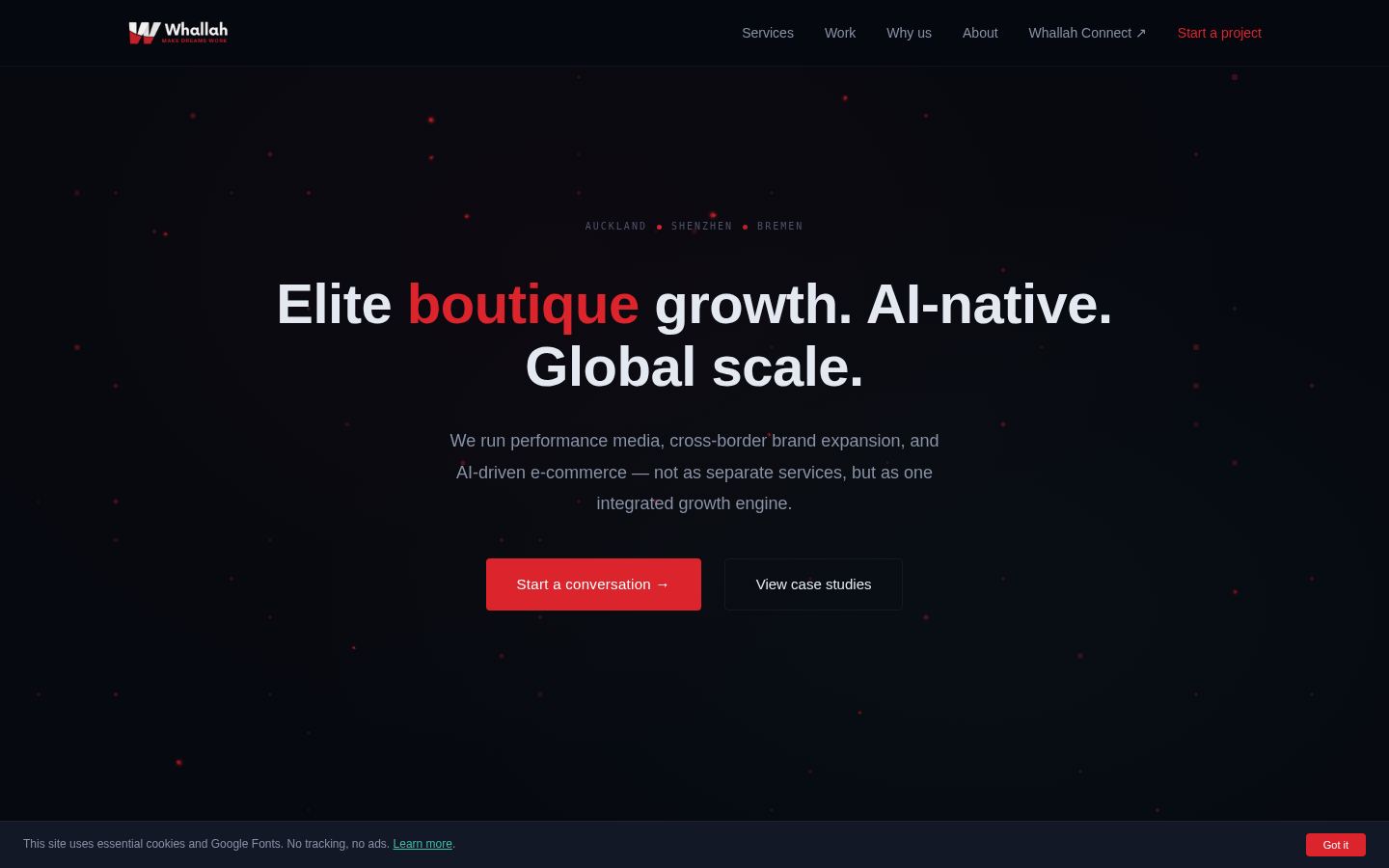 Elite Boutique Global Growth &middot; HOMEPAGE_SCREENSHOT