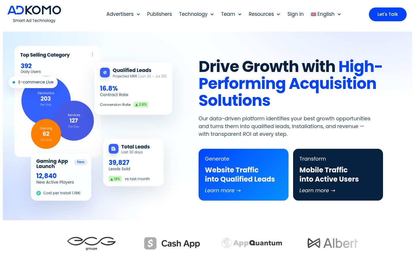 Adkomo &middot; HOMEPAGE_SCREENSHOT