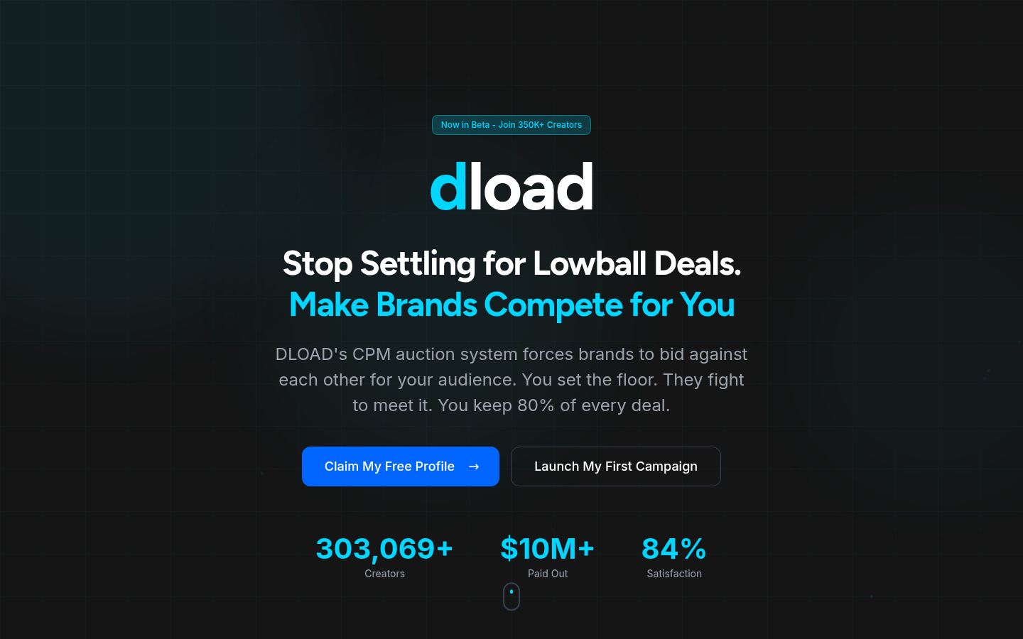 dload &middot; HOMEPAGE_SCREENSHOT