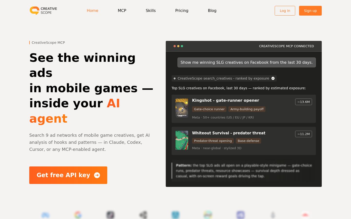 CreativeScope &middot; HOMEPAGE_SCREENSHOT