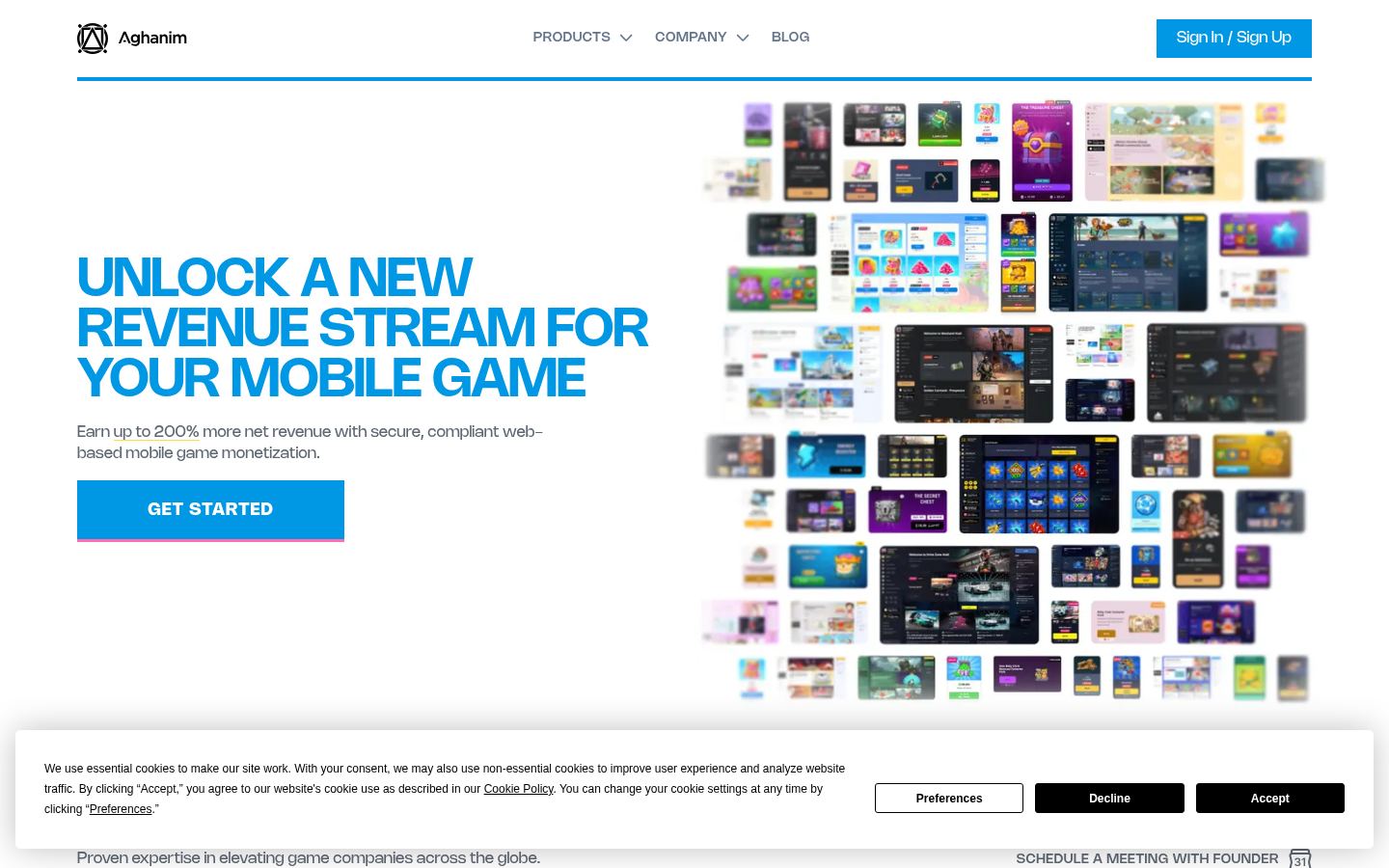 aghanim.com &middot; HOMEPAGE_SCREENSHOT