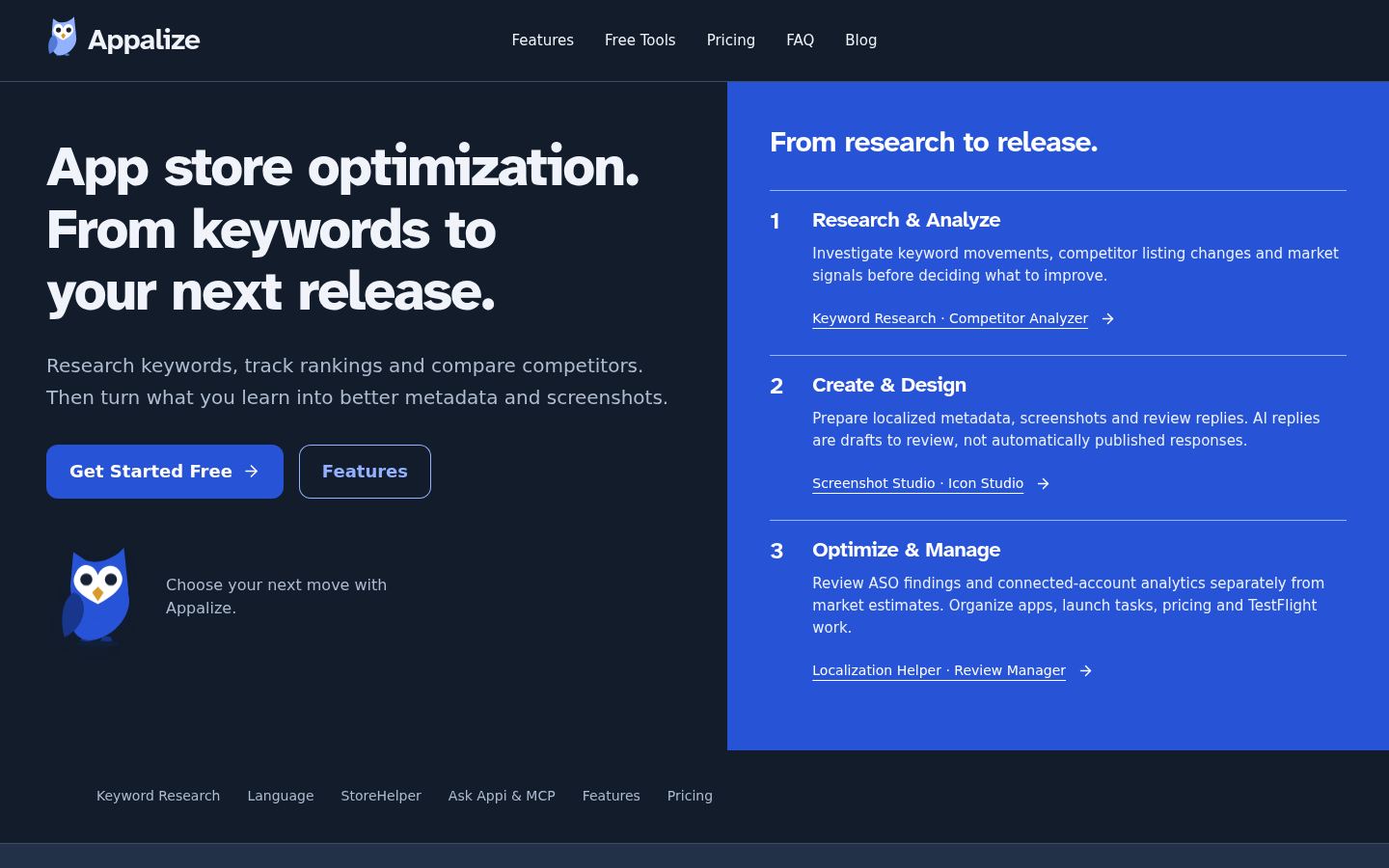 Appalize &middot; HOMEPAGE_SCREENSHOT