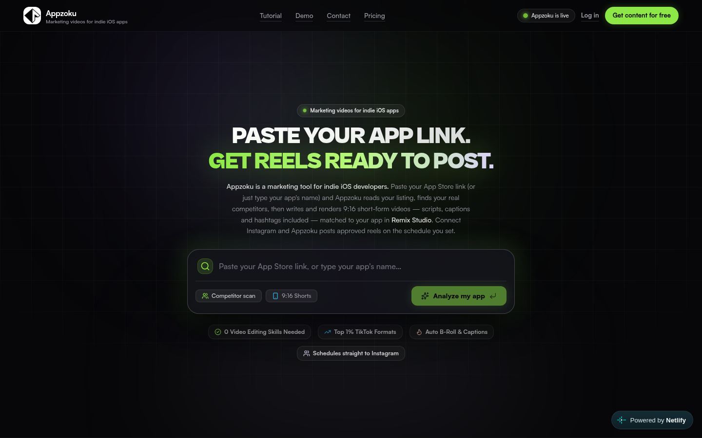 Appzoku &middot; HOMEPAGE_SCREENSHOT