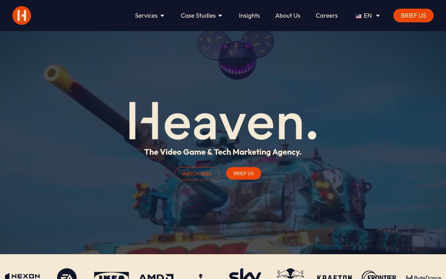 Heaven Media &middot; HOMEPAGE_SCREENSHOT