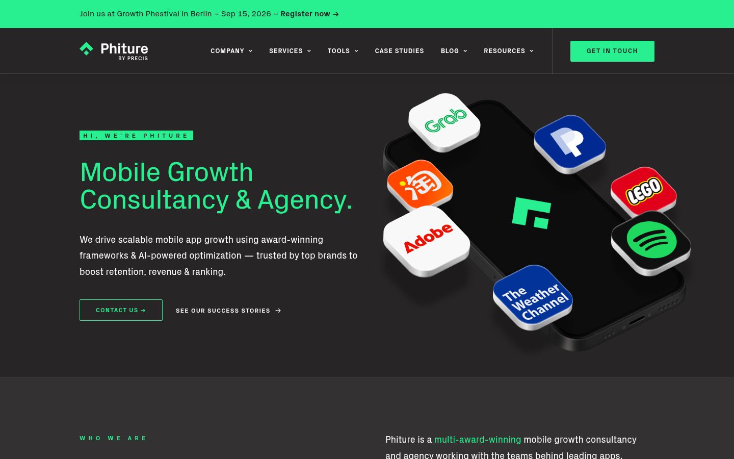 Phiture &middot; HOMEPAGE_SCREENSHOT