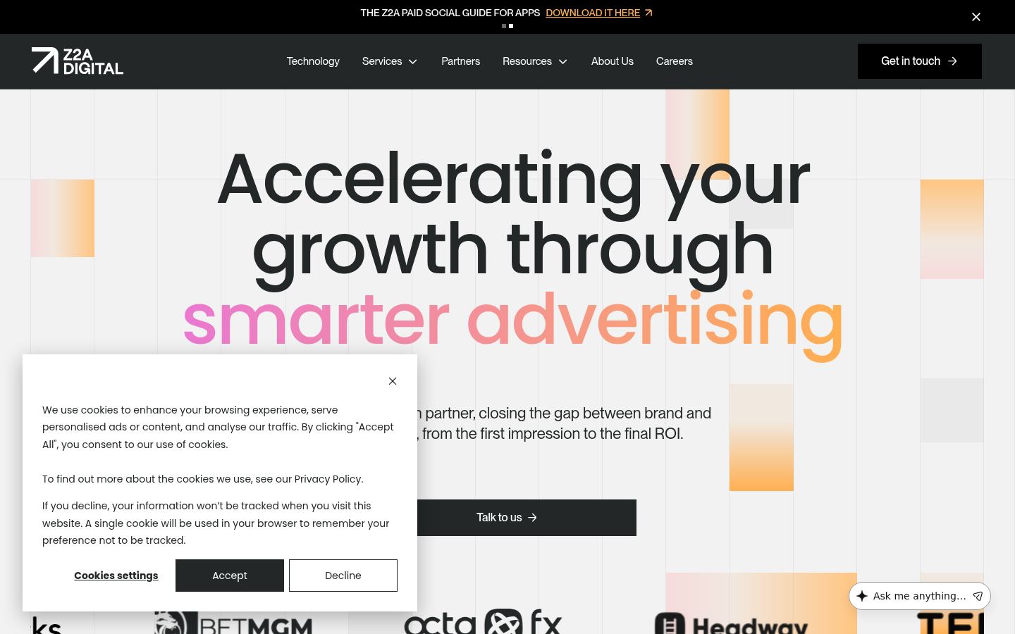 Z2A Digital &middot; HOMEPAGE_SCREENSHOT