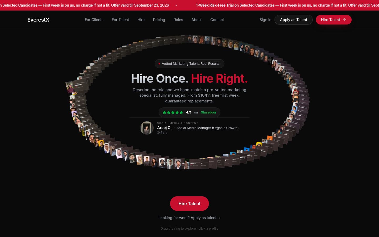 EverestX &middot; HOMEPAGE_SCREENSHOT