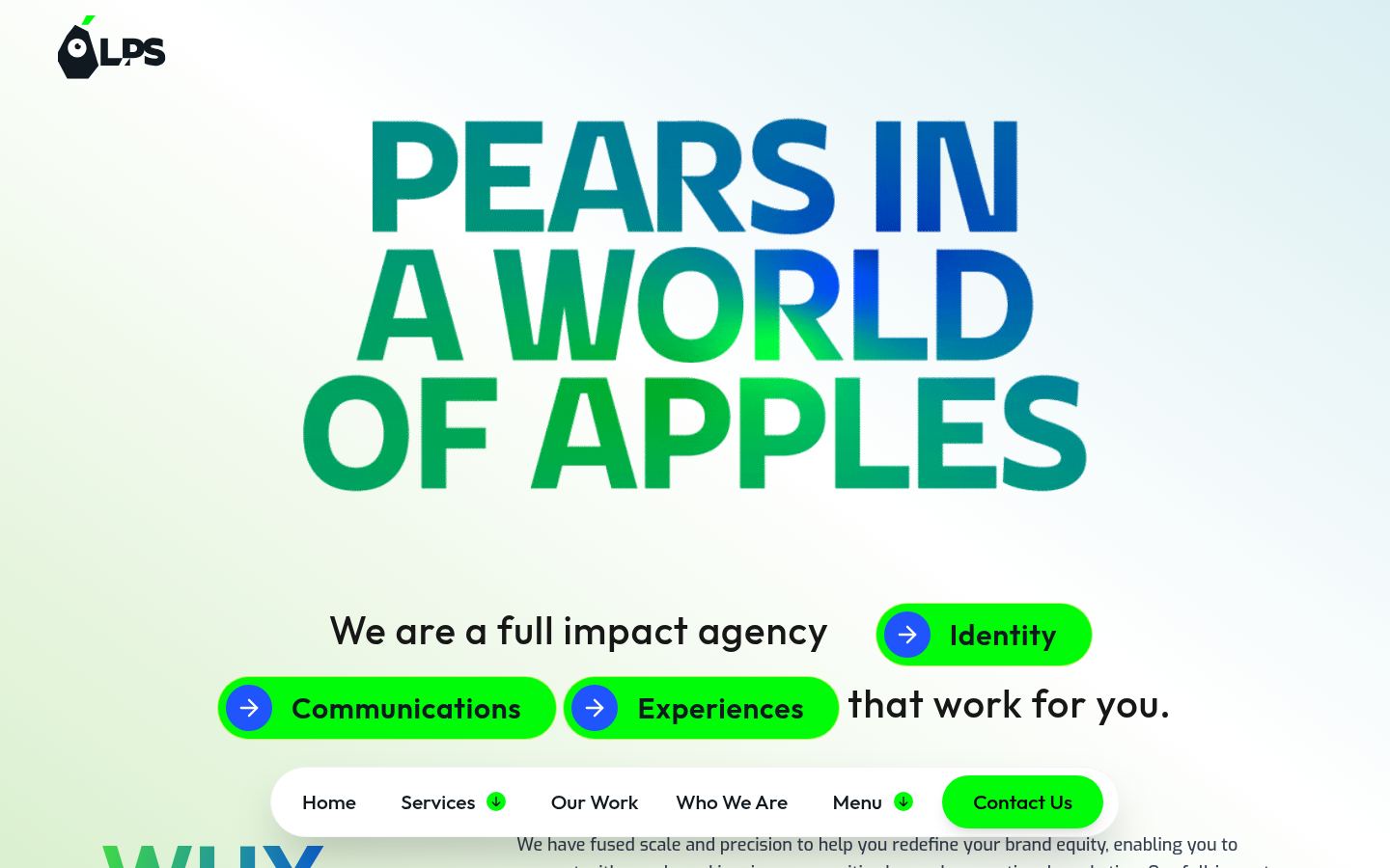 LPS is a New-Age 360&deg; Full-Impact Marketing Agency &middot; HOMEPAGE_SCREENSHOT