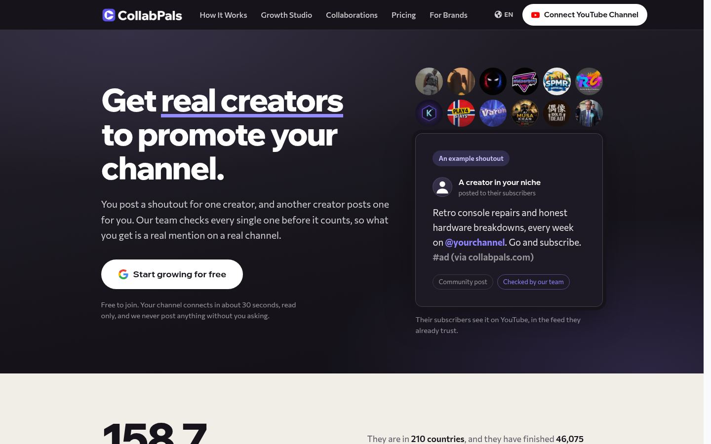 CollabPals &middot; HOMEPAGE_SCREENSHOT
