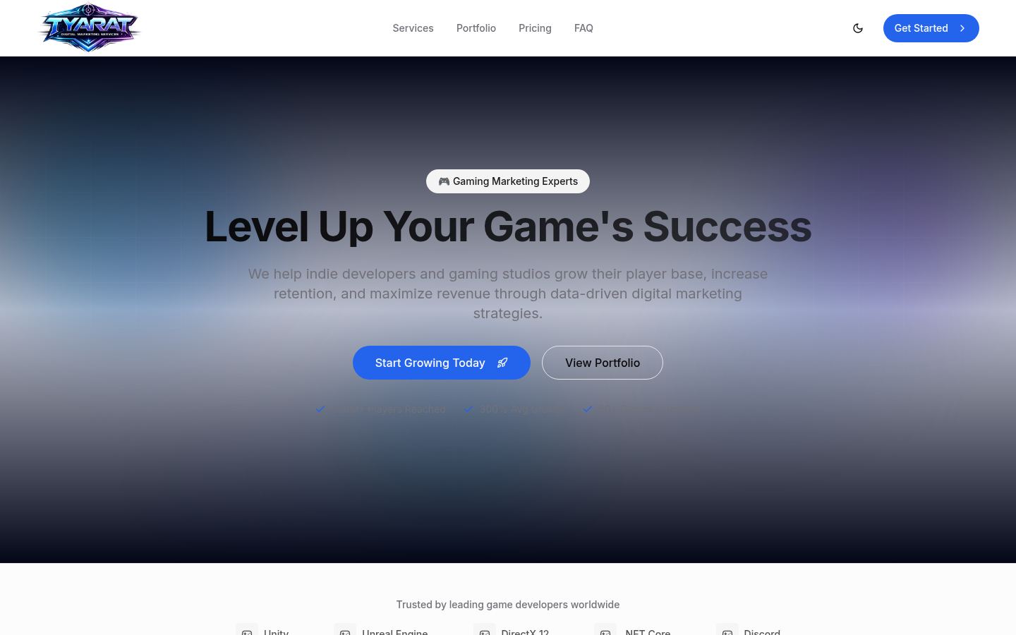 Tyarat &middot; HOMEPAGE_SCREENSHOT