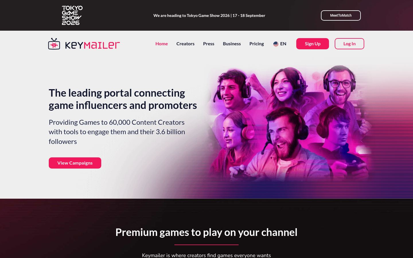 Keymailer &middot; HOMEPAGE_SCREENSHOT