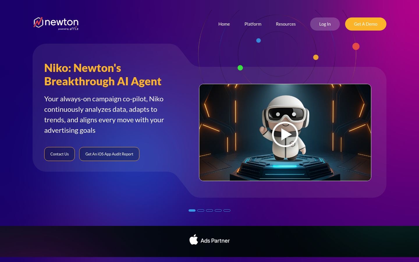 NewtonAI &middot; HOMEPAGE_SCREENSHOT