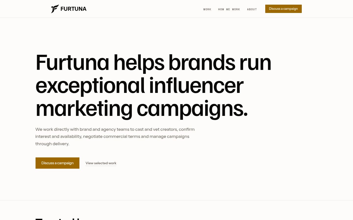 Furtuna Talent &middot; HOMEPAGE_SCREENSHOT