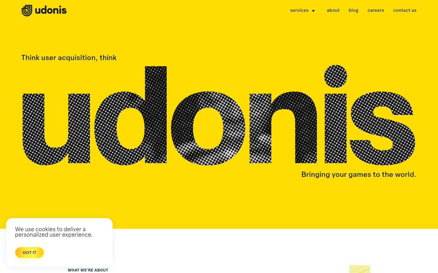 Udonis &middot; HOMEPAGE_SCREENSHOT