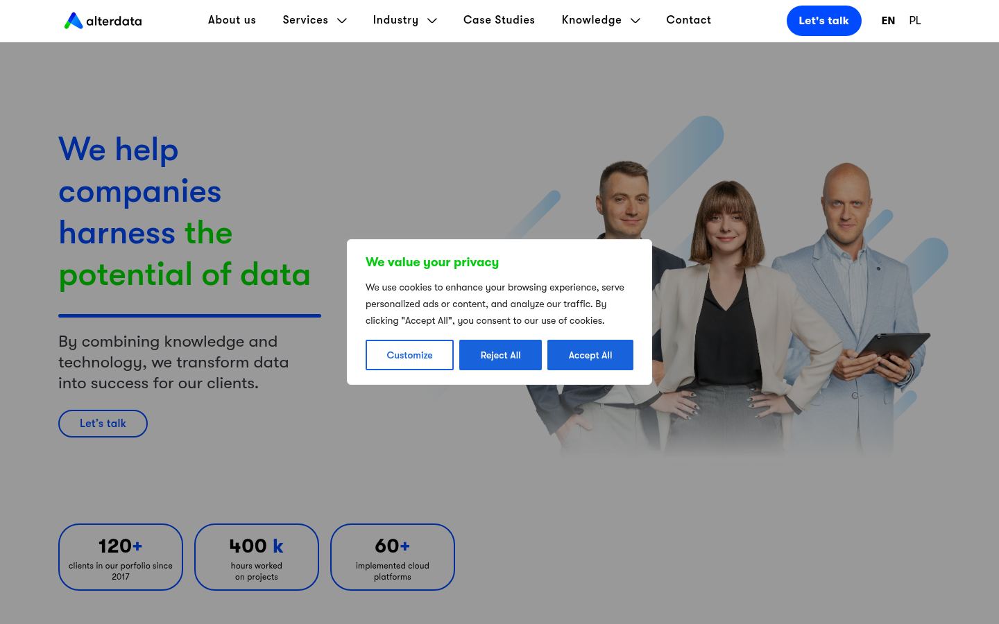 Alterdata &middot; HOMEPAGE_SCREENSHOT