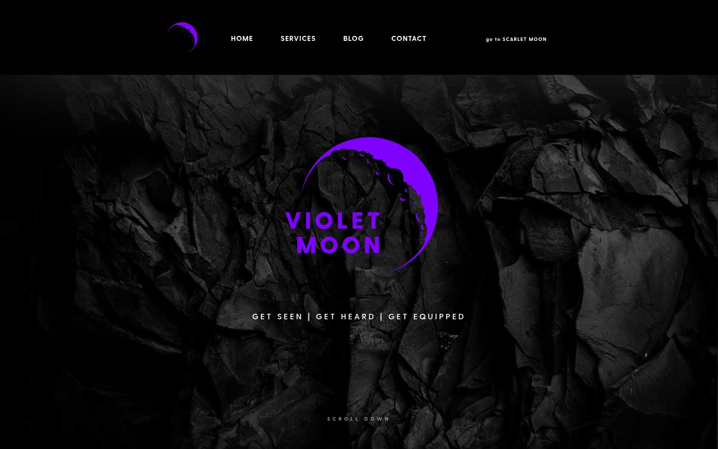 Violet Moon Promotions · HOMEPAGE_SCREENSHOT