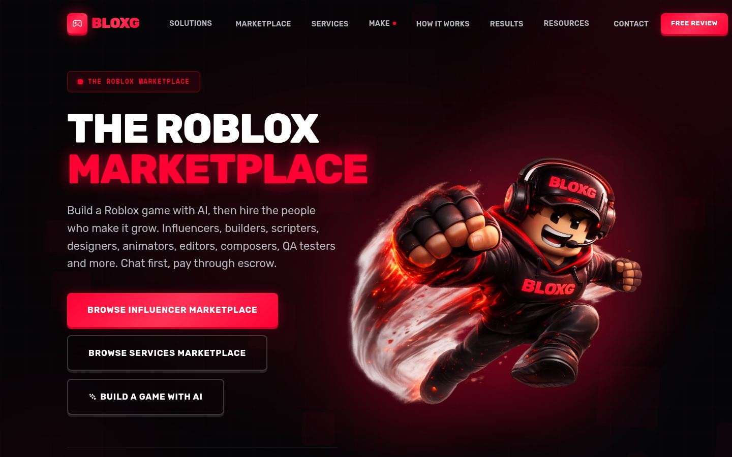 BLOXG &middot; HOMEPAGE_SCREENSHOT