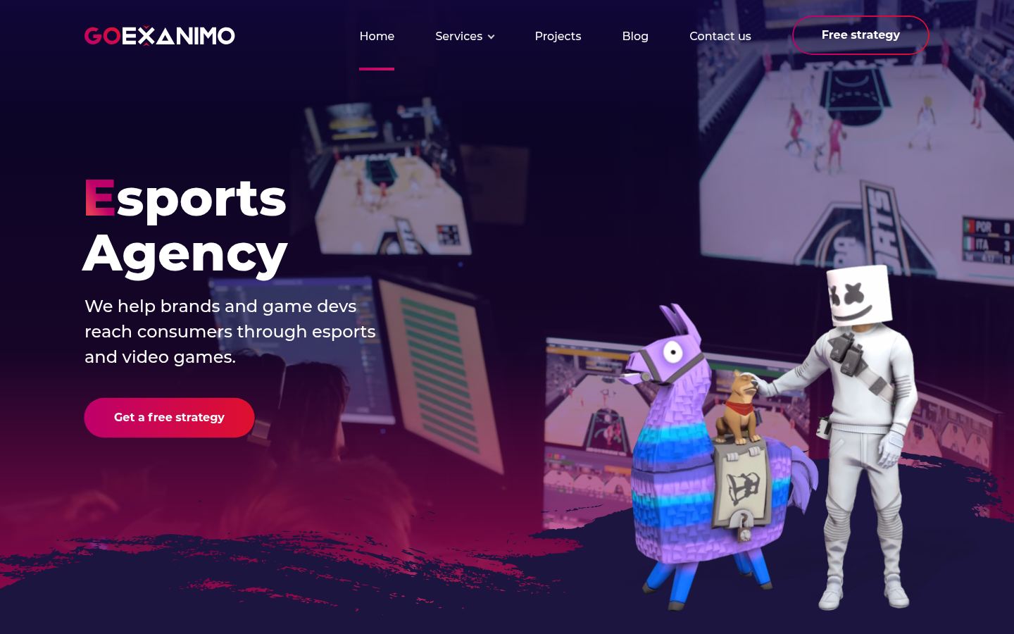 Goexanimo &middot; HOMEPAGE_SCREENSHOT