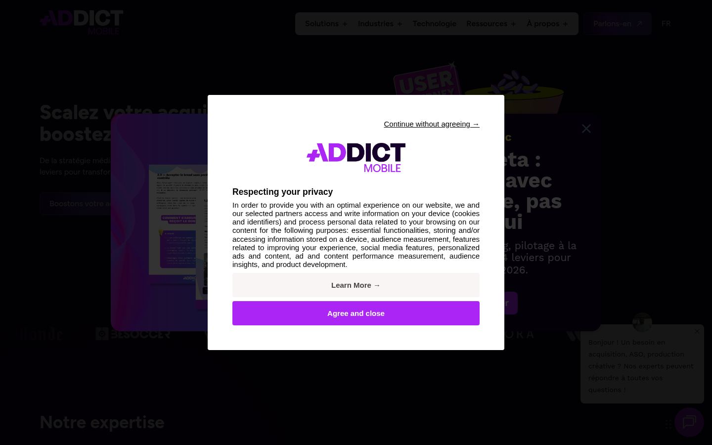 Addict Mobile &middot; HOMEPAGE_SCREENSHOT