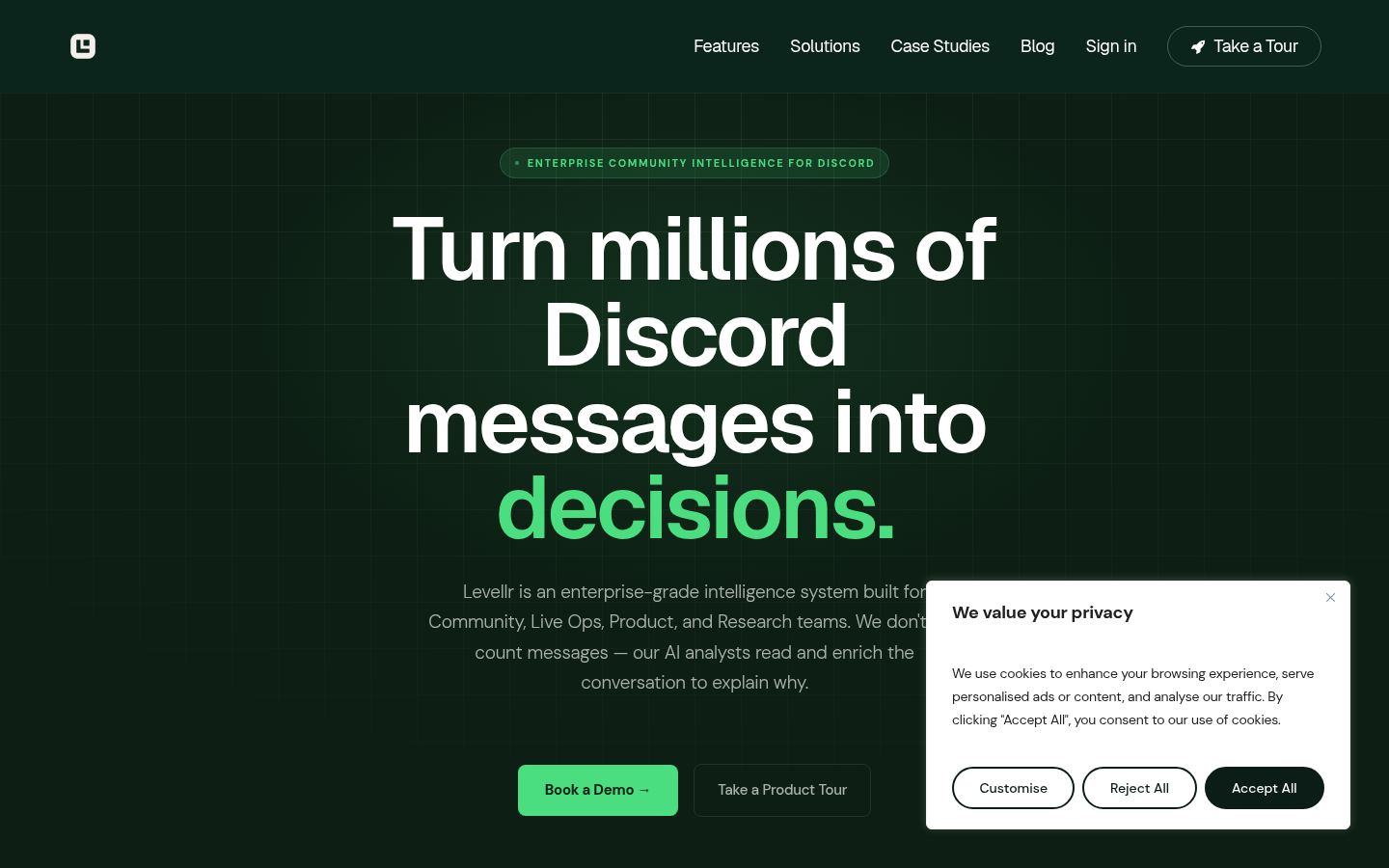 Levellr &middot; HOMEPAGE_SCREENSHOT