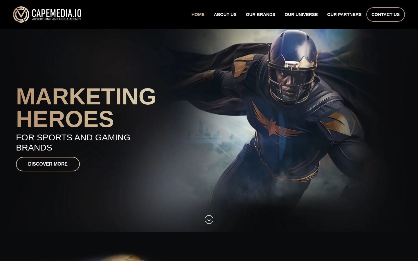 Cape Media &middot; HOMEPAGE_SCREENSHOT