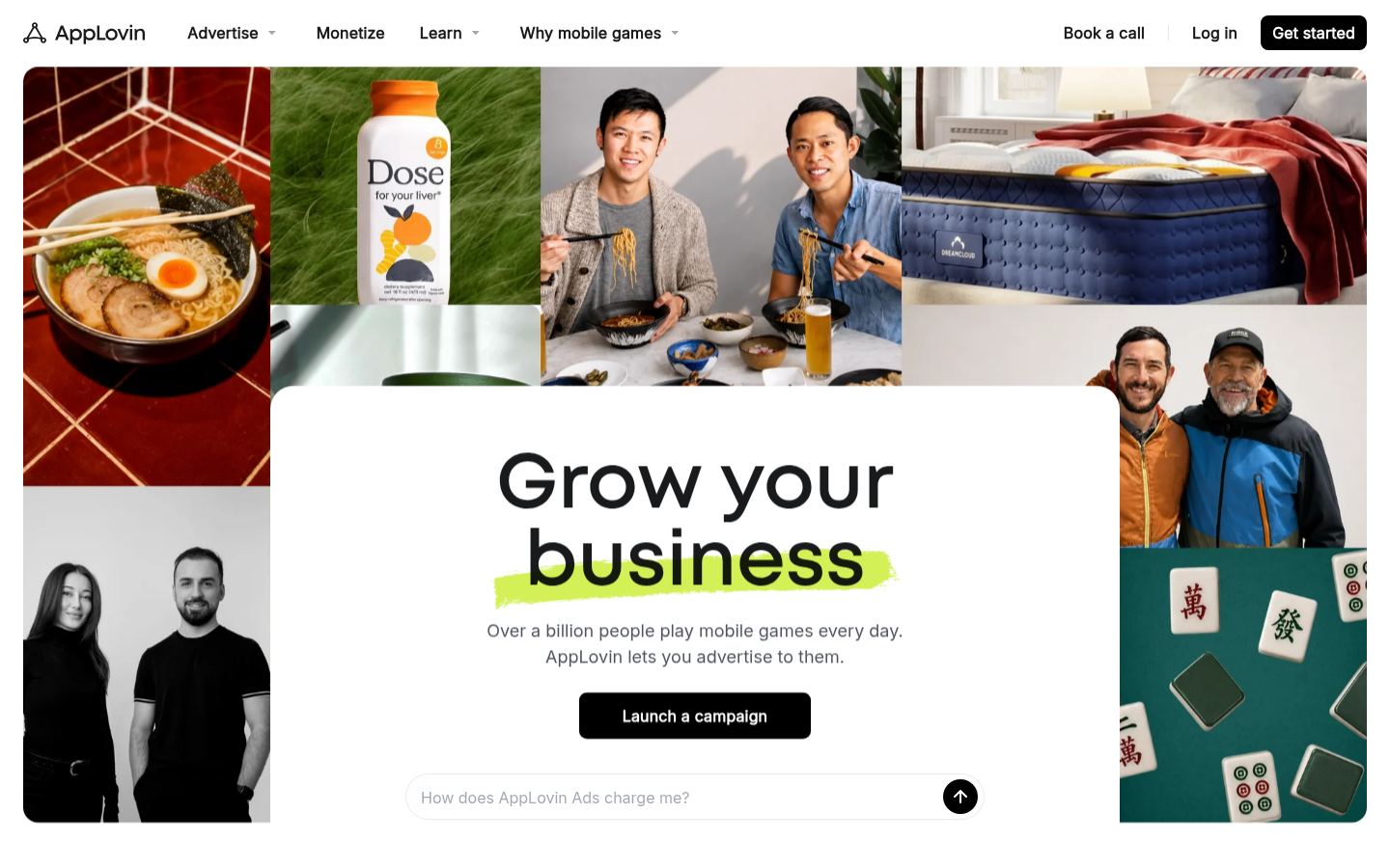 AppLovin &middot; HOMEPAGE_SCREENSHOT