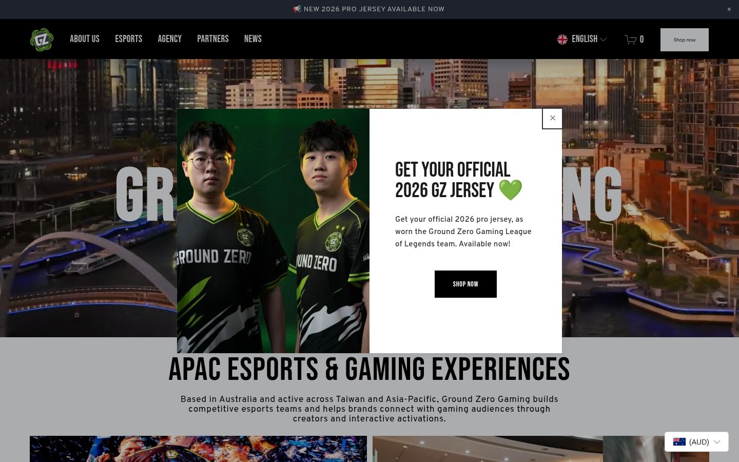 Ground Zero Gaming &middot; HOMEPAGE_SCREENSHOT