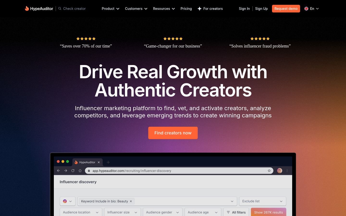 HypeAuditor.com &middot; HOMEPAGE_SCREENSHOT