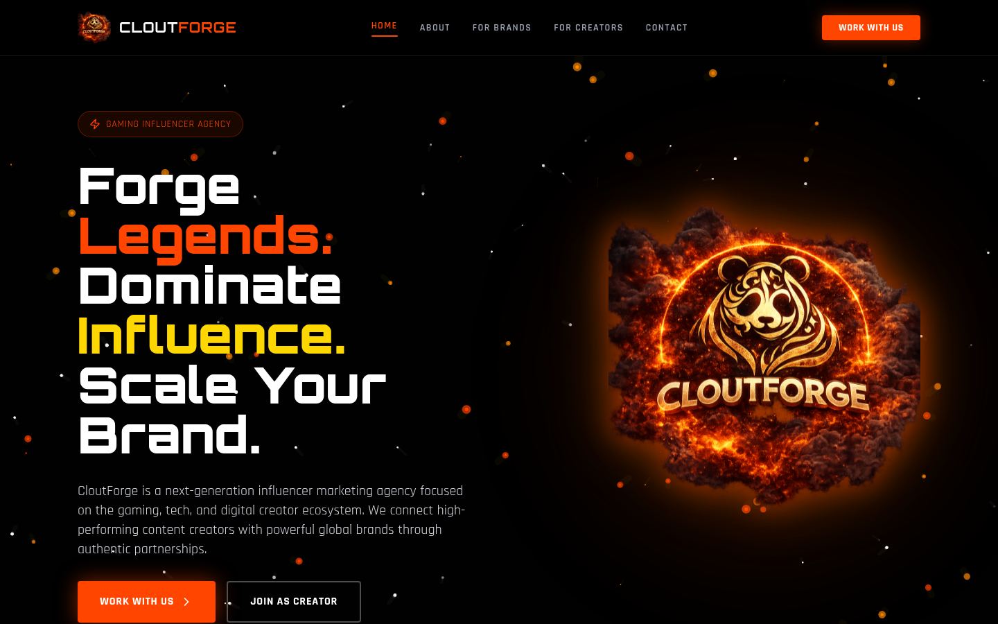 CloutForge &middot; HOMEPAGE_SCREENSHOT